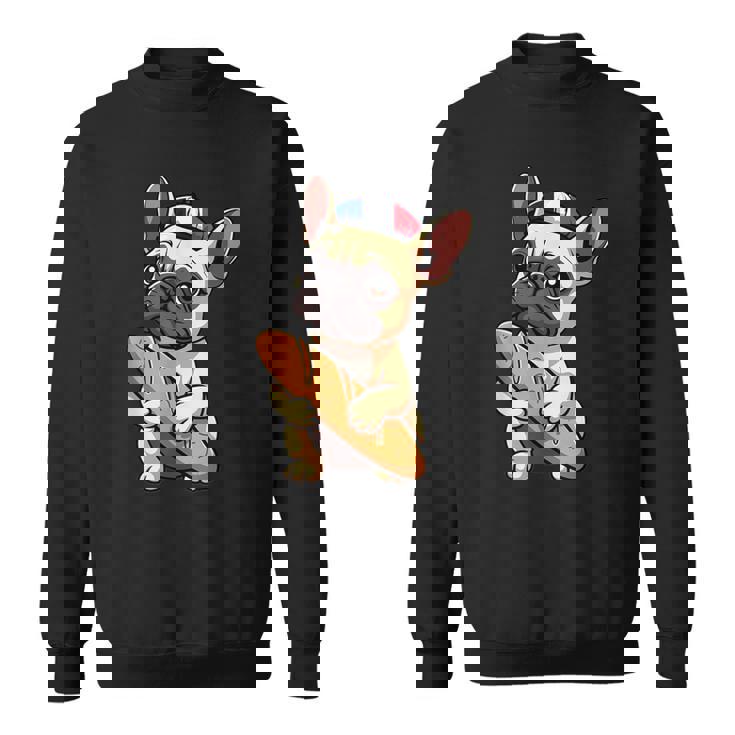 レトロ ヴィンテージ かわいい フレンチブルドッグ パリ お土産 ギフト スウェットシャツ