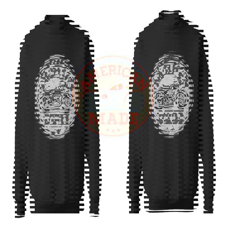 レトロ ヴィンテージ アメリカ製 モーターオイル 車 バイク ガレージ スウェットシャツ