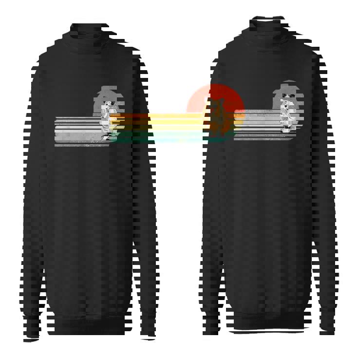 レトロ ヴィンテージ カワイイ ハムスター げっ歯類 ペット 動物 ハムスター 恋人 スウェットシャツ