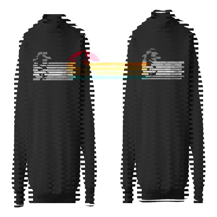 レトロ ヴィンテージ スケートボーダーシルエット スケートボード スウェットシャツ