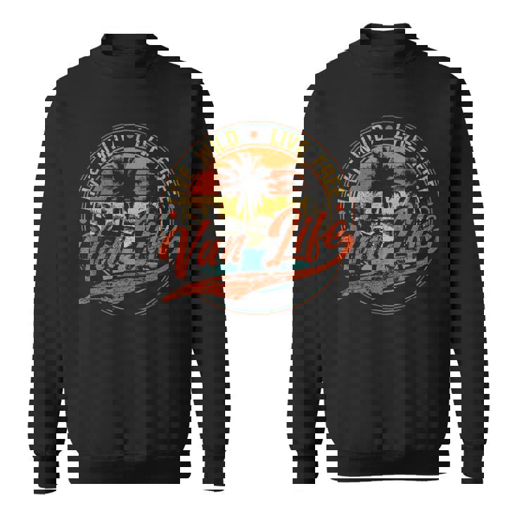 レトロ ヴィンテージ バン ライフ スウェットシャツ