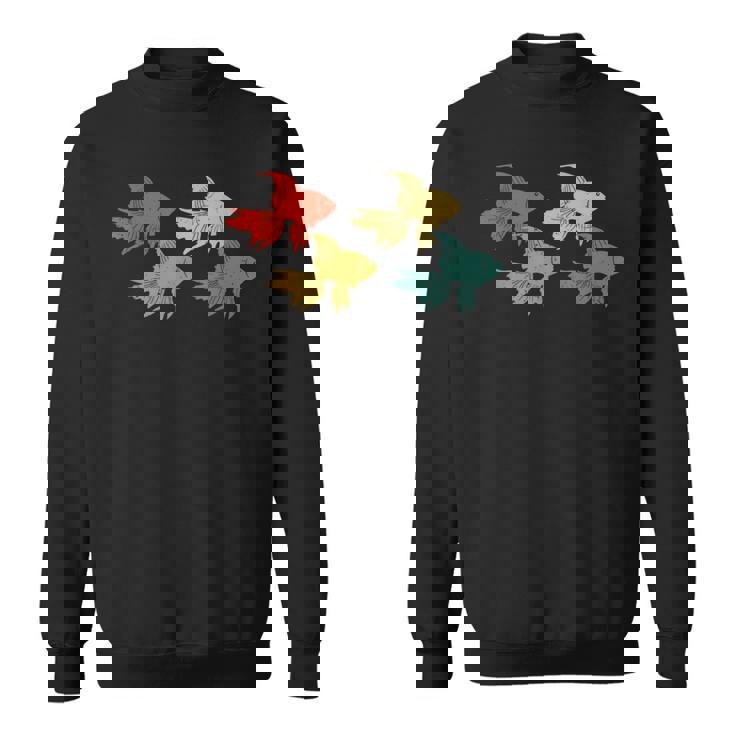 レトロ 魚 金魚 水族館 水 動物 スウェットシャツ