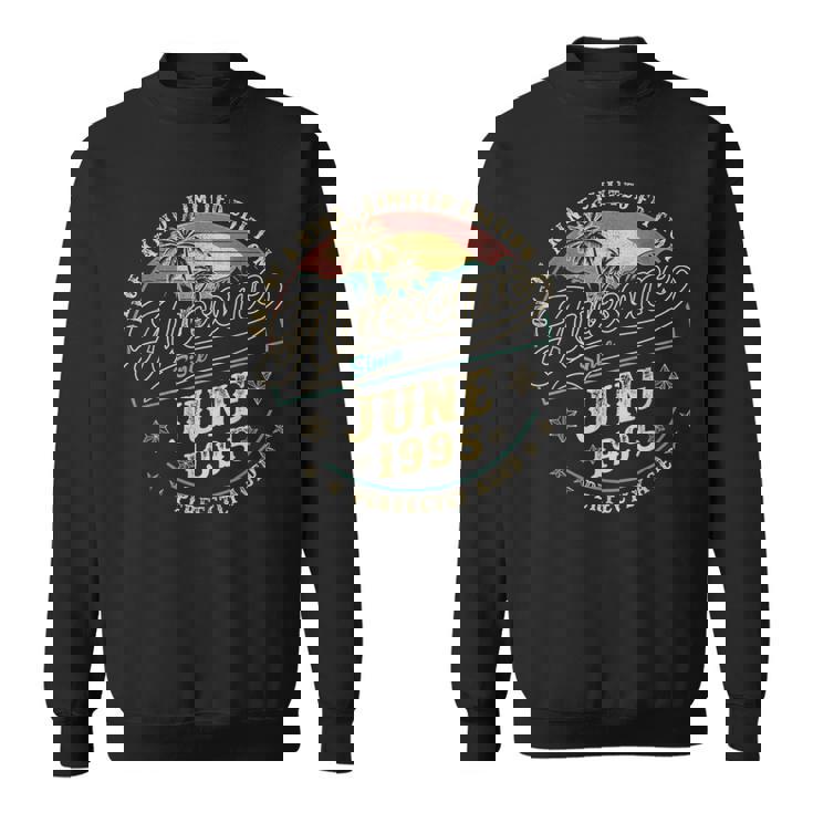 レトロな30歳の男性向け誕生日プレゼント 1995年6月 30歳 スウェットシャツ