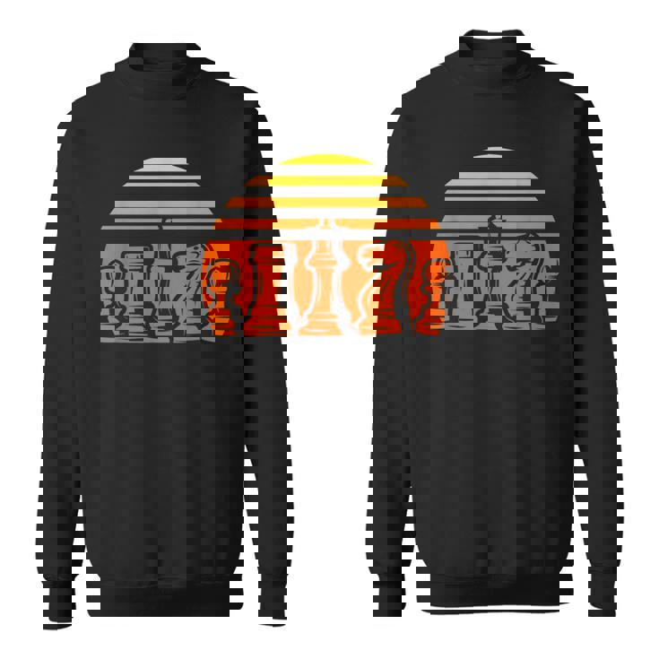 レトロなチェス駒 ヴィンテージ チェックメイト グランドマスター プレーヤー スウェットシャツ