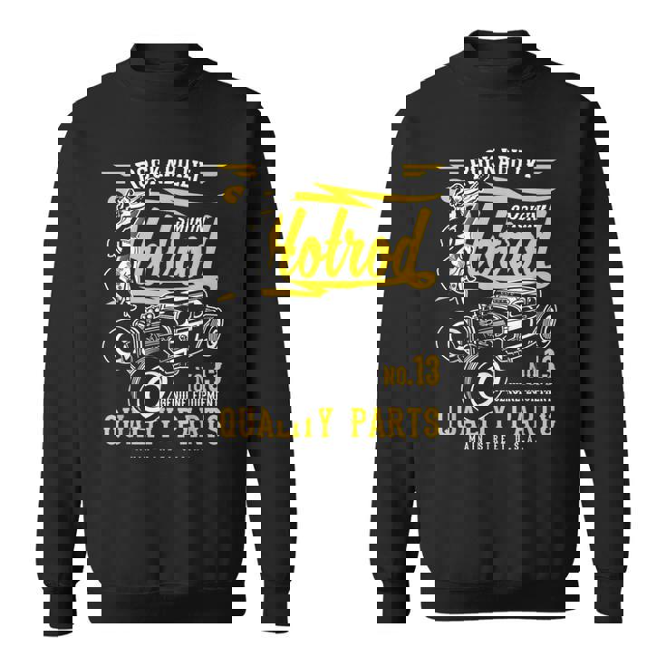 レトロなヴィンテージスタイルのホットロッドデザイン。 スウェットシャツ