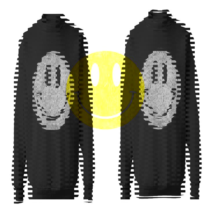 レトロアシッドハウス 80年代90年代ヴィンテージスマイルtシャツ アンティーク調 スウェットシャツ