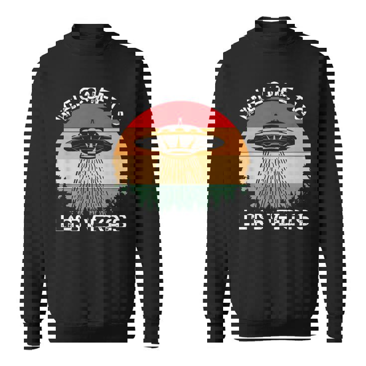 レトロベガス Ufo サイティング エイリアン メンズ レディース スウェットシャツ