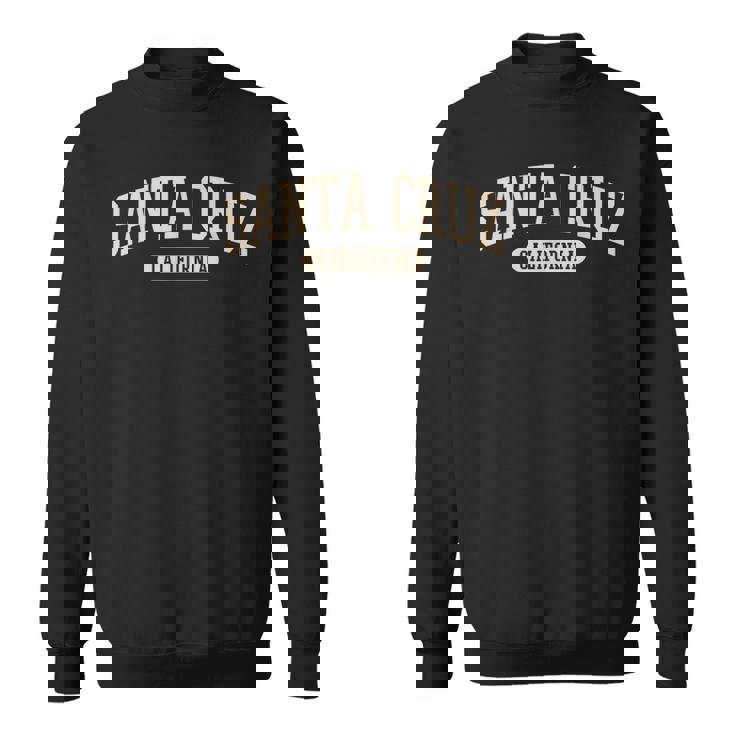 レトロヴィンテージサーフィン&スケートボードグラフィックデザインサンタクルーズ スウェットシャツ