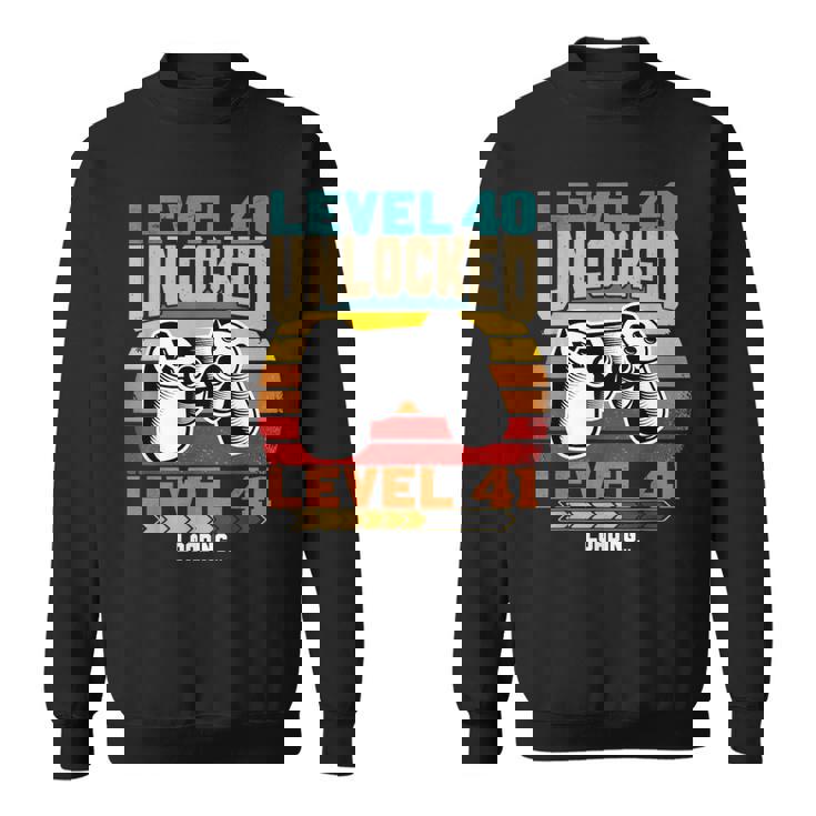 レベル40 アンロック レベル41 ロード中 40歳の誕生日 スウェットシャツ