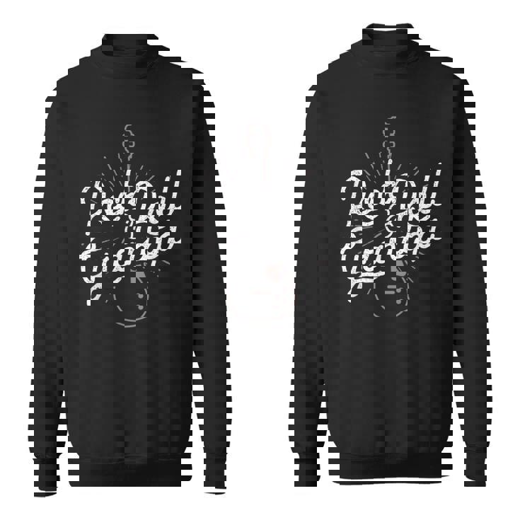 ロックンロールグランパギターサンバースト スウェットシャツ