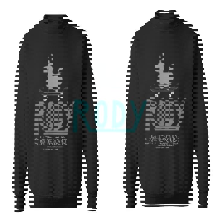 ロディ Rody（Rody Of ThetreetSkateboard_Green バックプリント スウェットシャツ