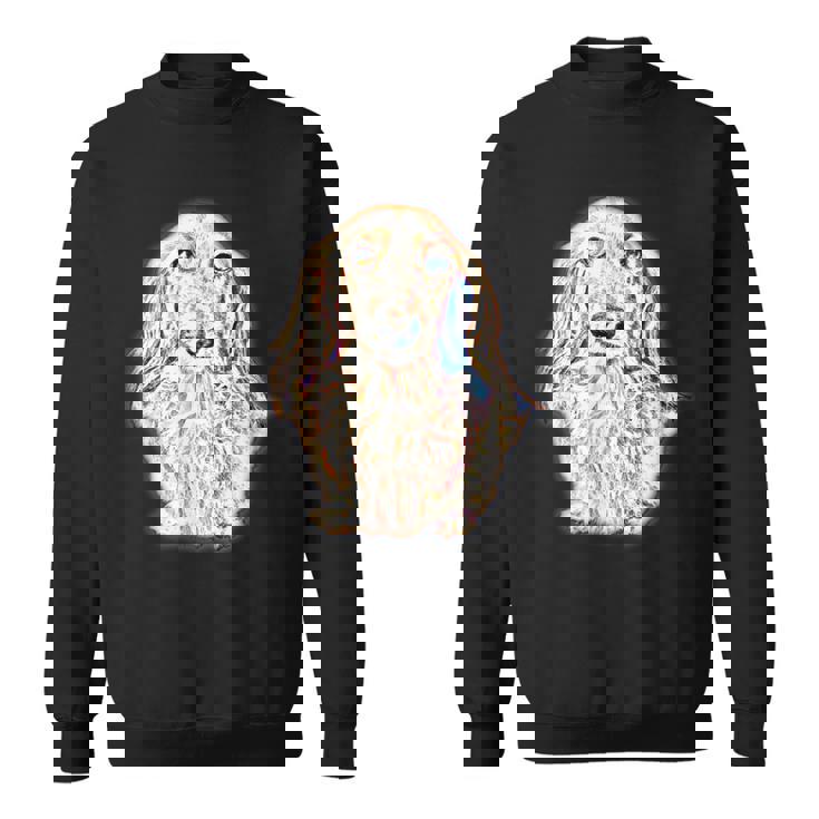 ロングヘア ダックスフンド ギフト かわいい ソーセージ 犬 レディース メンズ スウェットシャツ