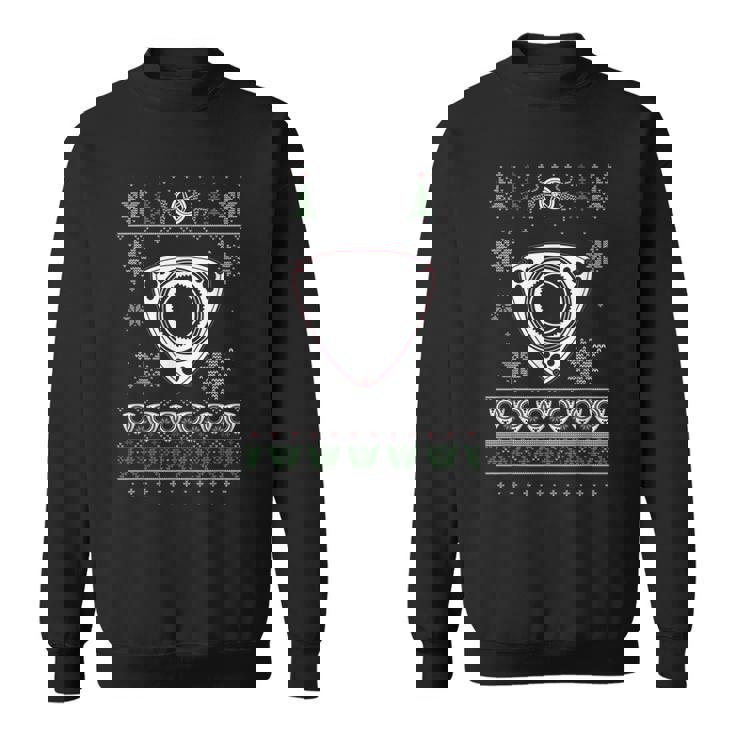 ロータリーエンジン スポーツ 車 恋人 醜いクリスマスデザイン スウェットシャツ