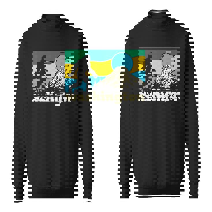 ワシントン州立大学ホームマウンテンズ ビッグフット サスカッチ イエティ ギフト スウェットシャツ