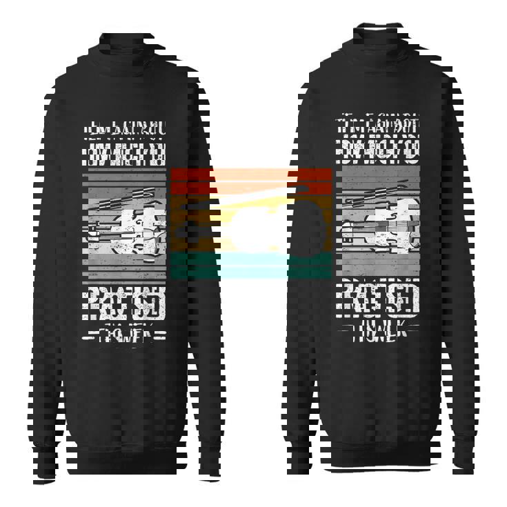 ヴァイオリンプレーヤーヴァイオリン スウェットシャツ