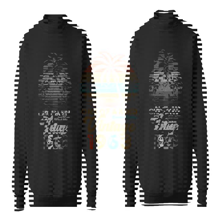 ヴィンテージ 1963 パームツリー サンセット 62歳 誕生日 レトロ スウェットシャツ