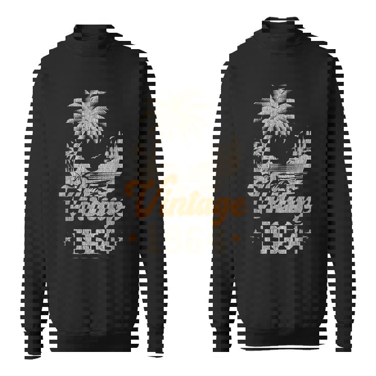 ヴィンテージ 1964 誕生日 61歳 ヤシの木 スウェットシャツ