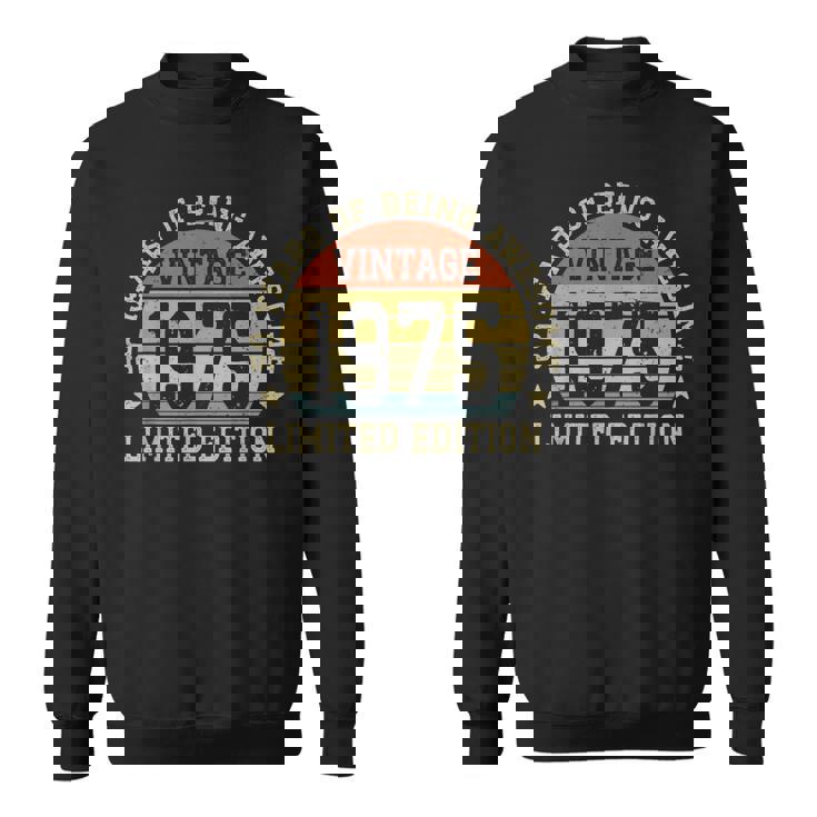 ヴィンテージ 1975年限定版 50歳 50歳の誕生日 スウェットシャツ