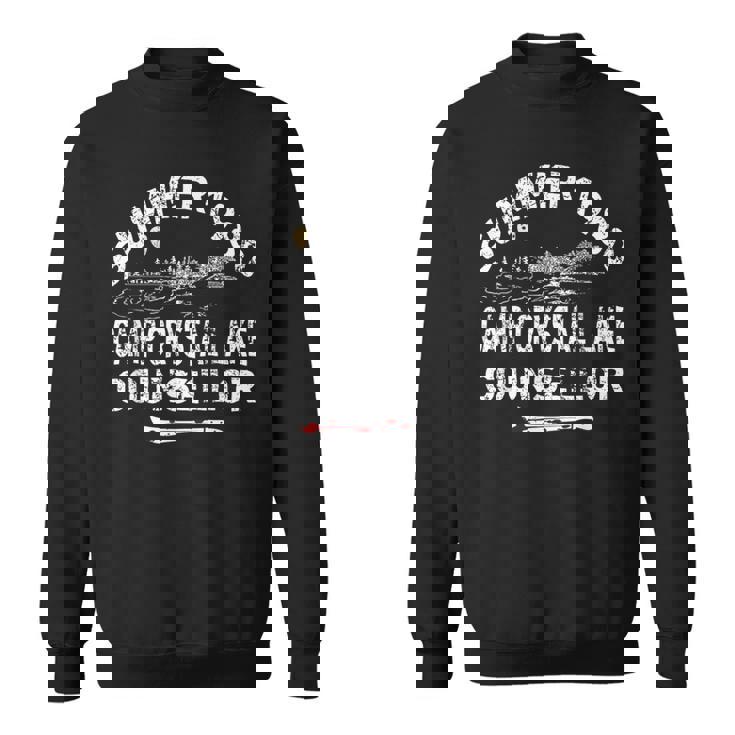 ヴィンテージ 1980年代ホラー映画ファン Cw クリスタル レイクスラッシャーフィルム スウェットシャツ