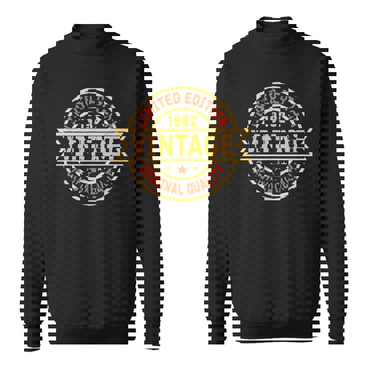 ヴィンテージ 1982 メンズ 限定版 Bday 1982 誕生日 スウェットシャツ