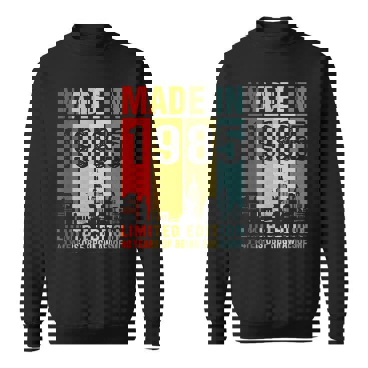 ヴィンテージ 1985 40 Years Of Being Awesome スウェットシャツ