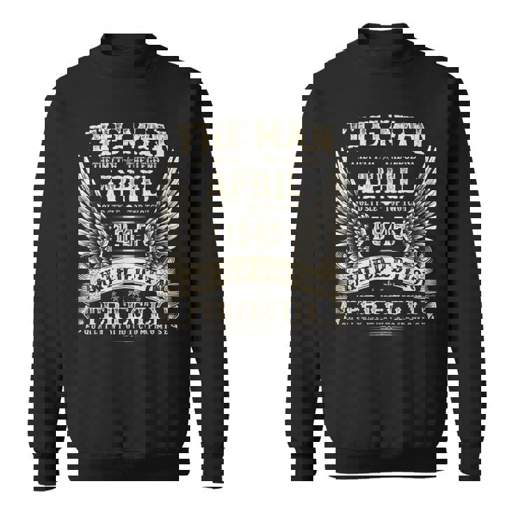 ヴィンテージ 80歳 男性 ギフト 1945年4月 80歳の誕生日 スウェットシャツ