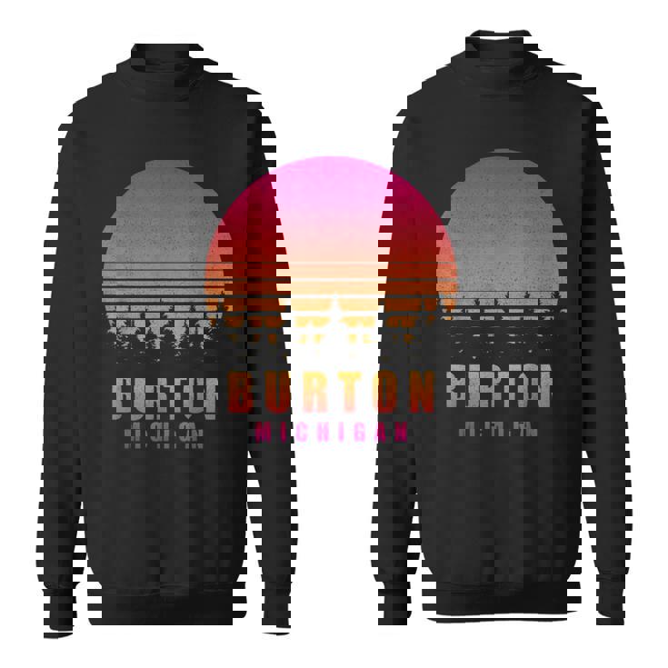 ヴィンテージ Burton Michigan Mi レトロ 70年代 80年代 グラフィック お土産 スウェットシャツ