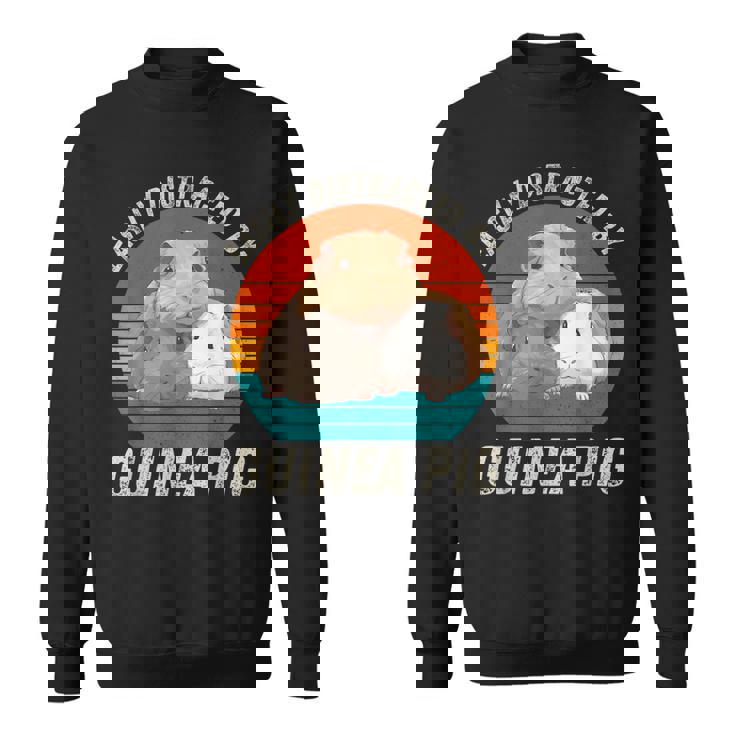 ヴィンテージ Easy Distracted By モルモット レトロ モルモット スウェットシャツ