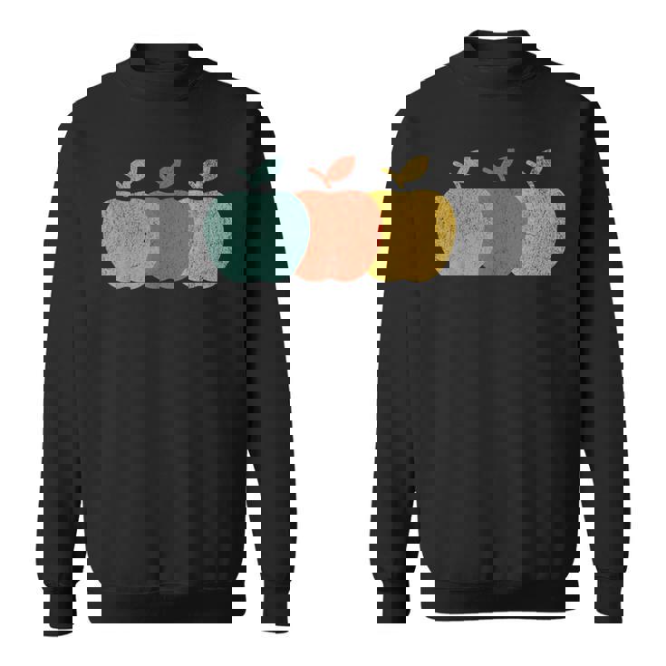 ヴィンテージ りんご フルーツ りんご デザイン スウェットシャツ