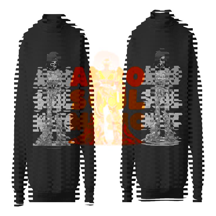 ヴィンテージ アフロ ソウル ミュージック グルービー ブラック クイーン メラニン スウェットシャツ