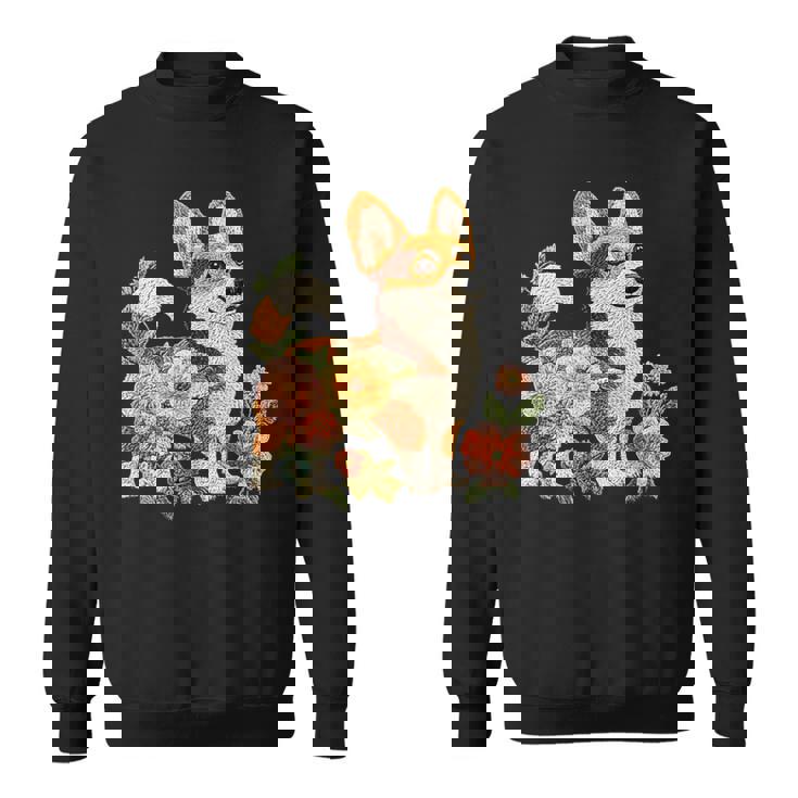 ヴィンテージ コーギー ママ 犬 オーナー コーギー 母の日 スウェットシャツ