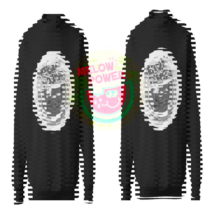 ヴィンテージ スクラッチ&スニフ ステッカー スイカ、メロンパワー スウェットシャツ