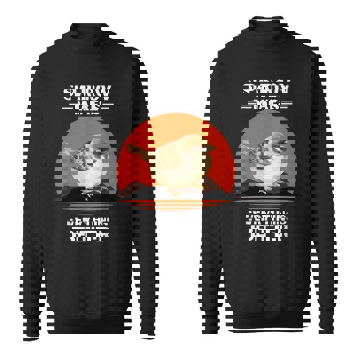 ヴィンテージ スズメの鳥 Make Everything Better スズメの鳥 スウェットシャツ