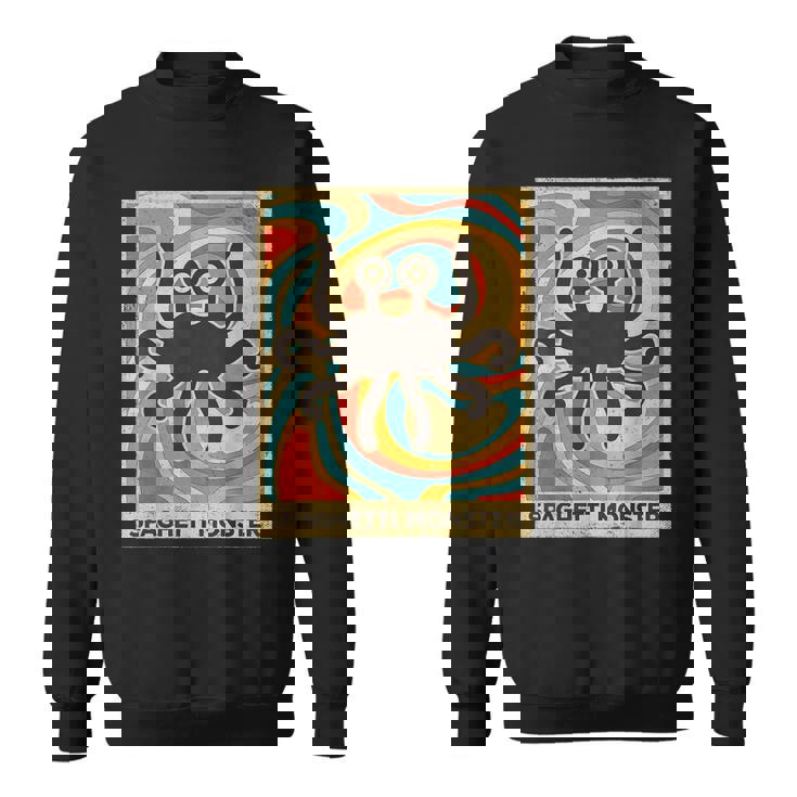 ヴィンテージ スパゲッティモンスター 無神論者 レトロギフト スウェットシャツ