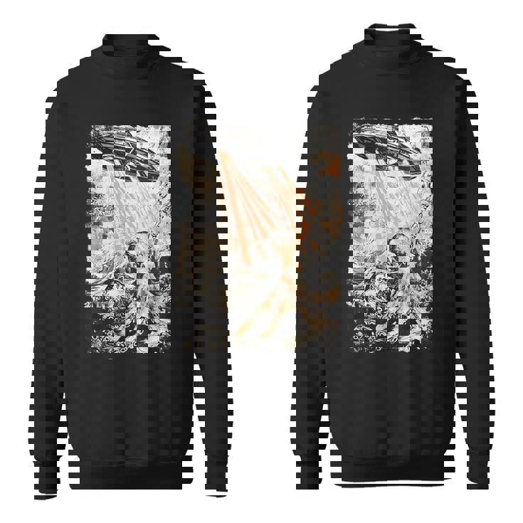 ヴィンテージ タコ Ufo Uap エイリアン タコ タコ スウェットシャツ