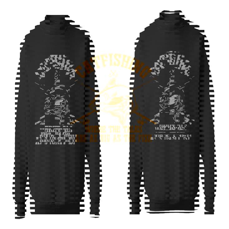 ヴィンテージ ナマズ 面白い ナマズ 釣り フィッシング フィッシャーマン スウェットシャツ