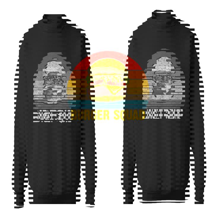 ヴィンテージ バーガー スクワッド チーズバーガー ハンバーガー 恋人へのギフトに スウェットシャツ