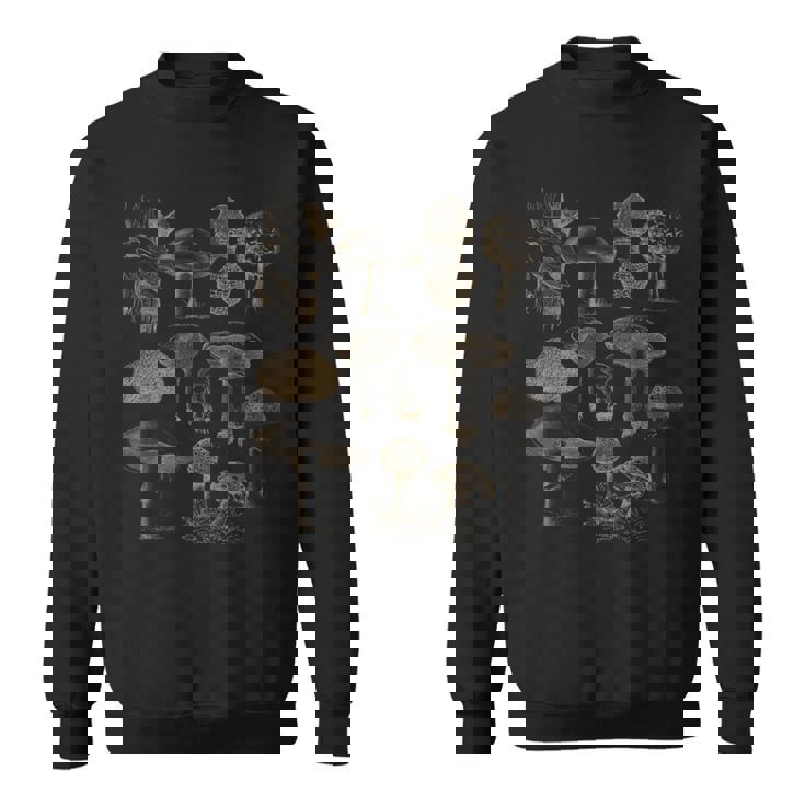 ヴィンテージ マッシュルーム 食べられるキノコの餌やりギフト スウェットシャツ