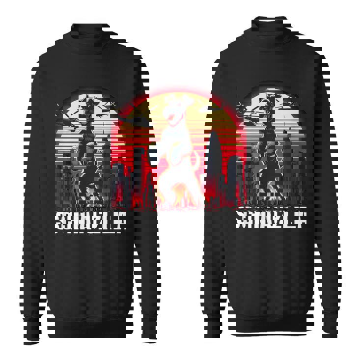 ヴィンテージ ミニ シュナウザー シュナウジラ アンティーク調 動物愛好家 スウェットシャツ