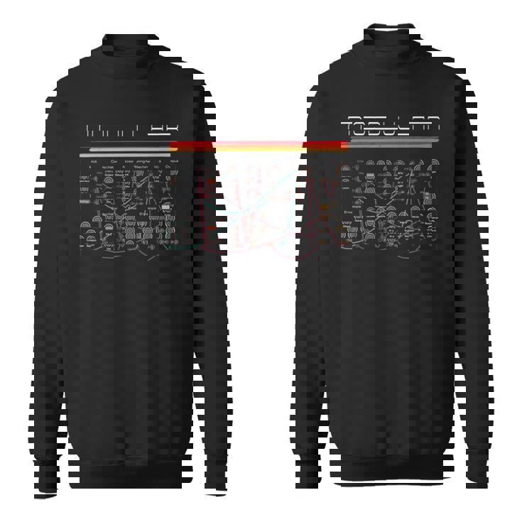 ヴィンテージ モジュラー シンセサイザー アナログ オーディオ エンジニア シンセ オタク スウェットシャツ