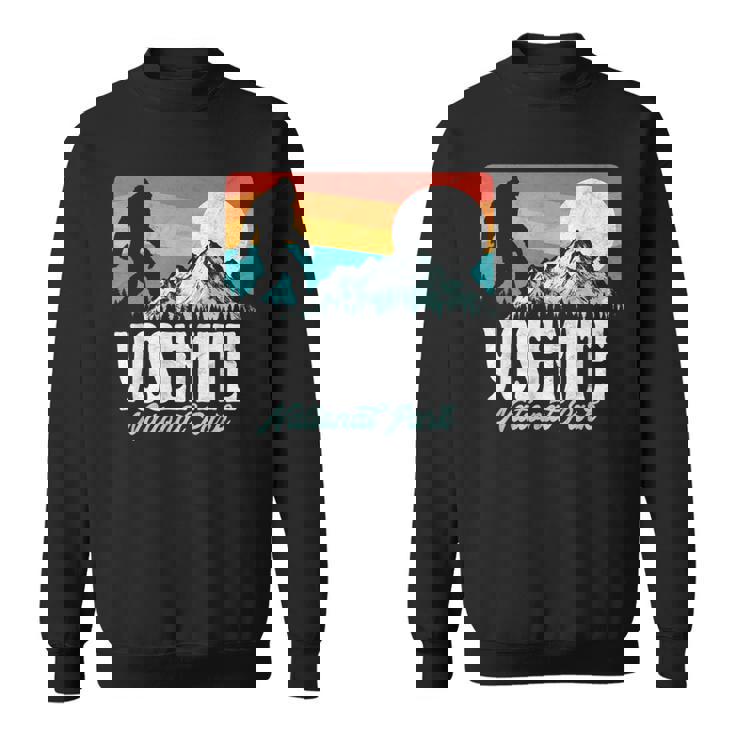 ヴィンテージ ヨセミテ国立公園 ビッグフット 山脈 グラフィック スウェットシャツ