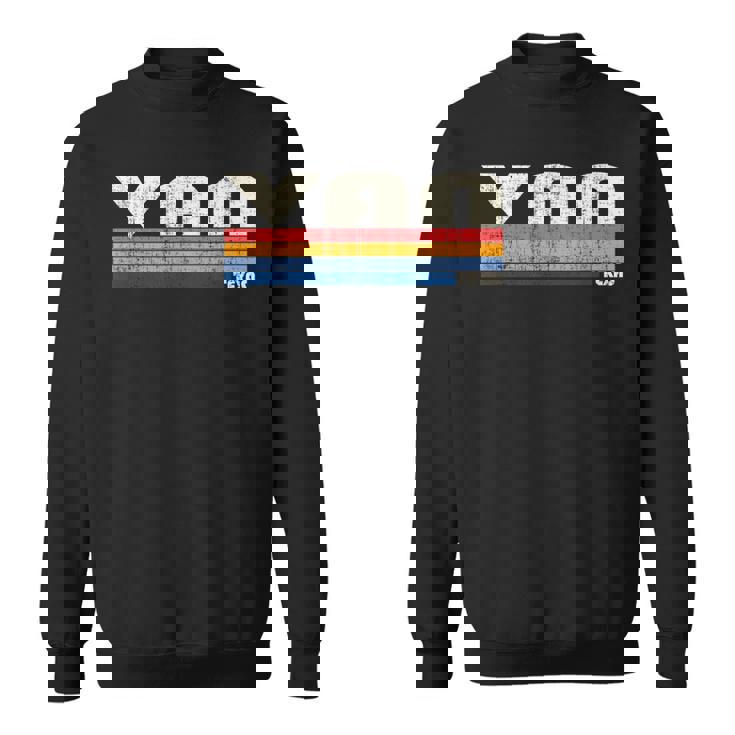 ヴィンテージ レトロ 70年代80年代スタイル バン・アルスティーンの故郷、テキサス州 スウェットシャツ