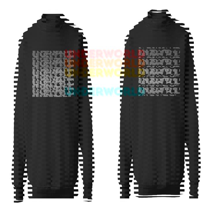 ヴィンテージ レトロ アンダーワールド スウェットシャツ