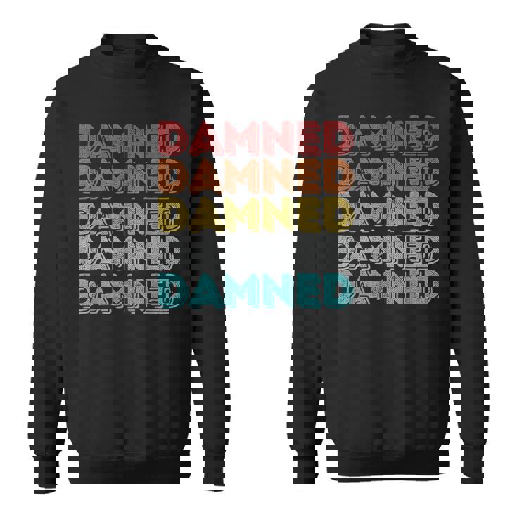 ヴィンテージ レトロ ダムド スウェットシャツ