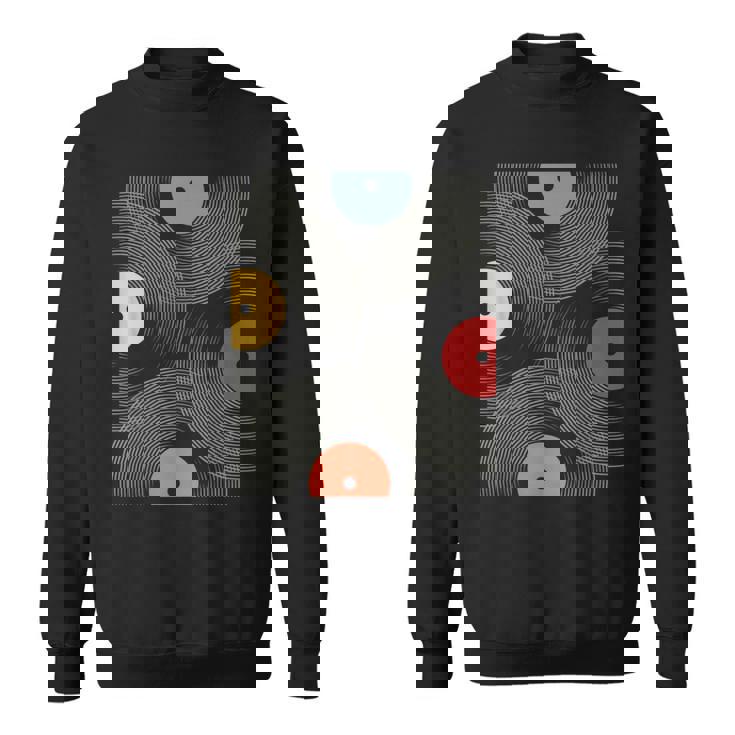 ヴィンテージ レトロレコード レコード モダンアート スウェットシャツ