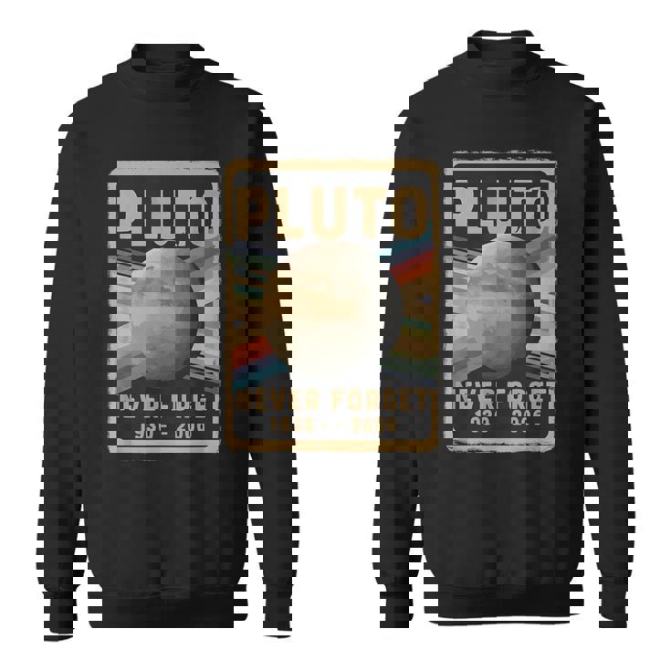 ヴィンテージ 冥王星 Never Forget 2006 天文学 天体物理学 面白い スウェットシャツ