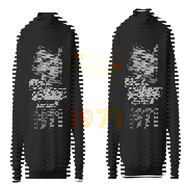 ヴィンテージ1971 カセット・ペンシル 54歳の誕生日 スウェットシャツ