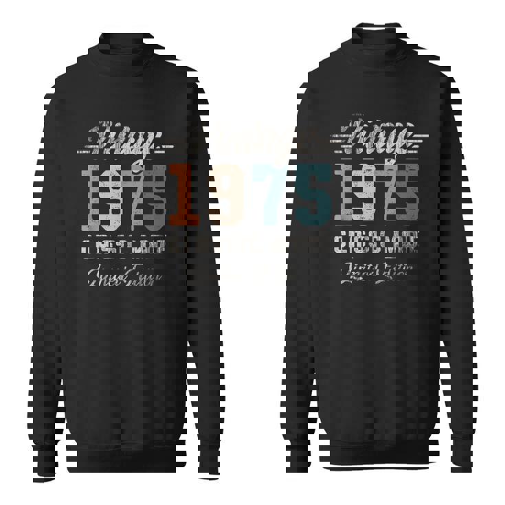 ヴィンテージ1975 50歳の誕生日クラシックカー スウェットシャツ