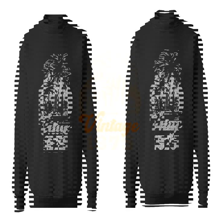 ヴィンテージ1975 パームツリー 50歳の誕生日 スウェットシャツ