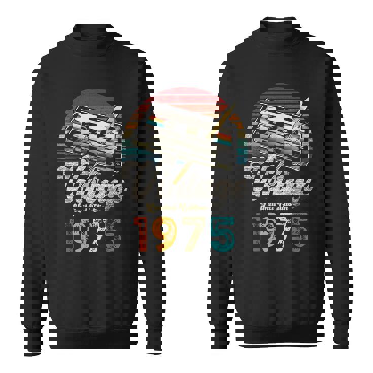 ヴィンテージ1975バースデー50年カセットペンシル スウェットシャツ